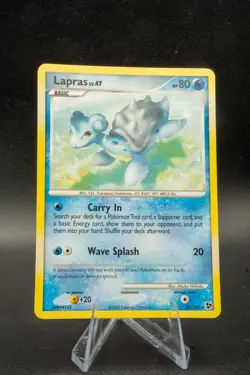 Lapras Pokemon Diamond & Pearl Great Encounters #21 2008 Light Play Condition LP - Image 1