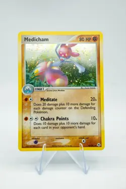 Medicham - 10/101 - Pokemon Ex Hidden Legends Holo Card Pokemon TCG LP+ NM- - Image 1