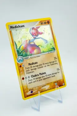 Medicham - 10/101 - Pokemon Ex Hidden Legends Holo Card Pokemon TCG LP+ NM- - Image 4