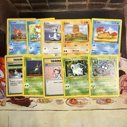 Pokemon TCG Vintage Lot 10 Cards Base Set 1999-2000 Vintage WOTC - Image 1