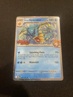 Pokemon Misty's Gyarados 049/182 Destined Rivals Prerelease Stamped Promo - Image 1