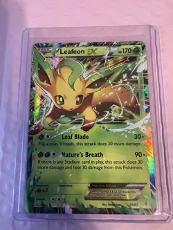Pokemon Leafeon EX Holo Ultra Rare Card 10/83 XY Generations - Image 1