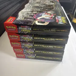 Pokemon Paldean Fates Great Tusk ex Premium Collection LOT OF 5 SEALED - Image 2