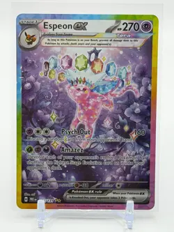 NM Espeon ex 155/131 Special Illustration Rare Pokemon S&V Prismatic Evolutions - Image 1