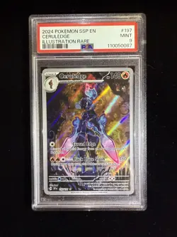 Ceruledge 197/191 PSA Mint 9 2024 Pokemon Surging Sparks Illustration Rare - Image 1