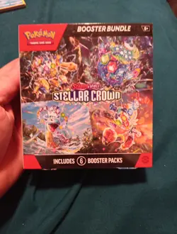 Pokemon TCG Scarlet & Violet Stellar Crown Booster Bundle Factory Sealed - Image 1