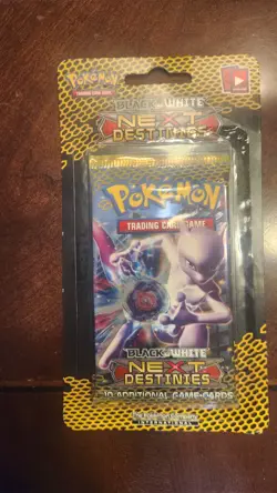 Factory sealed Pokemon TCG Black and White, Next Destinies Booster Pack - Image 1
