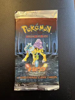Neo Revelation Booster Pack - Raikou Art - Sealed Pokemon - Near Mint - 20.88 g - Image 1