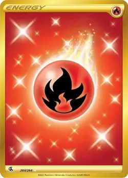 Fire Energy - 284/264 - Secret Rare NM, English Pokemon Fusion Strike - Image 1