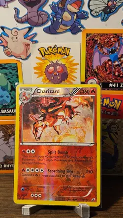 Pokemon TCG Charizard 19/113 Legendary Treasures Reverse Holo -moderately played - Image 1