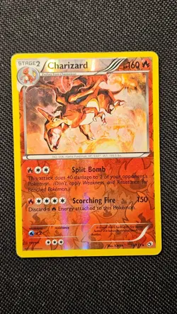 Pokemon TCG Charizard 19/113 Legendary Treasures Reverse Holo -moderately played - Image 2