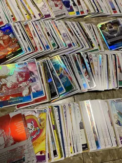 1300 One Piece + Pokemon Cards Lot - Rare, SR, Dom, Full Art, Holo, Etc - Image 3
