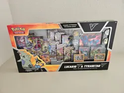 Pokemon TCG Lucario V & Tyranitar V Heavy Hitters Premium Collection NEW SEALED - Image 1