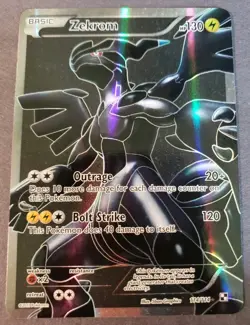 ZEKROM 2011 POKEMON BLACK & WHITE BASE SET ULTRA RARE 114/114 Light Play - Image 1
