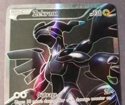 ZEKROM 2011 POKEMON BLACK & WHITE BASE SET ULTRA RARE 114/114 Light Play - Image 4