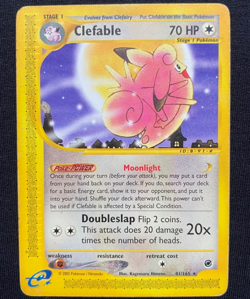 Clefable 41/165 Non Holo Rare E Series WOTC Pokemon Cards Vintage - (HP) - Image 1