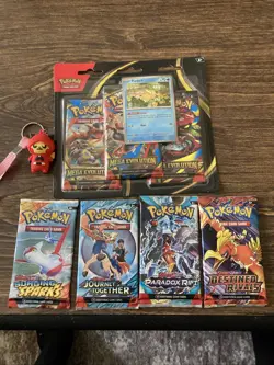 pokemon pack lot (7 packs!) Mega E Blister, D Rivals, etc ALL SEALED/NEW - Image 1