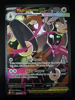 Pokemon Phantasmal Flames Mega Lopunny ex Special Illustration Rare 128/094 MINT - Image 1