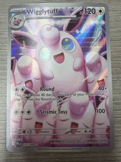 Wigglytuff 105/094 - Illustration Rare - Pokemon TCG: Phantasmal Flames - NM - Image 1