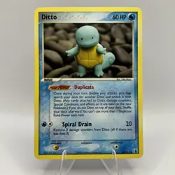 2005 Pokemon EX Delta Species Ditto (Squirtle) 64/113 Vintage Rare TCG - Image 1