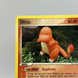 2005 Pokemon EX Delta Species Ditto (Charmander) 61/113 Vintage Rare TCG - Image 2