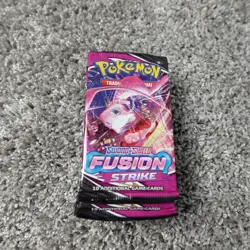 10 Pokemon Fusion Strike Booster Packs, New & Sealed - Image 1