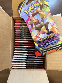2025 POKEMON LOT OF 24x PHANTASMAL FLAMES SLEEVED BOOSTER PACKS Dollar General - Image 1