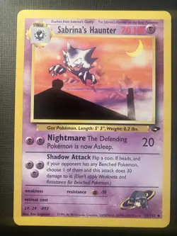 Sabrina's Haunter 55/132 Pokemon Gym Challenge Regular LP - Image 1