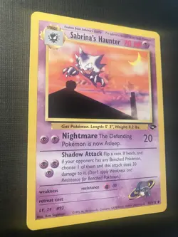Sabrina's Haunter 55/132 Pokemon Gym Challenge Regular LP - Image 2