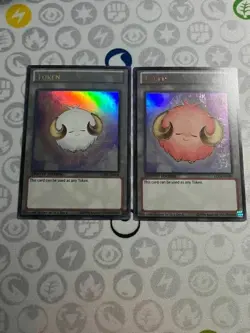 Stray Lambs Token Set - Token (Lamb) - LC04-EN009 - LC04-EN008 - Ultra Rare (NM) - Image 1