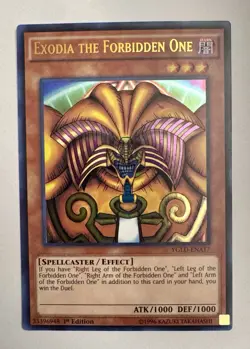 Yugioh! MP Exodia the Forbidden One - YGLD-ENA17 - Ultra Rare - 1st Edition - Image 1