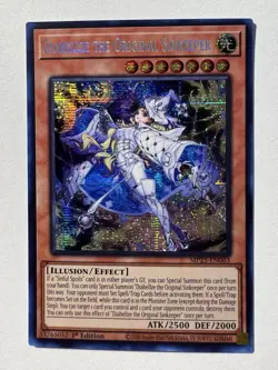 Yugioh Diabellze the Original Sinkeeper MP25-EN063 Prismatic Secret Rare NM - Image 1