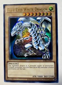 Blue-Eyes White Dragon SDBE-EN001 Saga of Blue-Eyes White Dragon Unlimited Ultra - Image 1