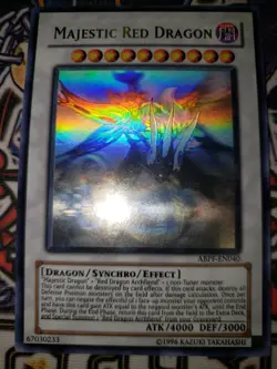 Majestic Red Dragon Ghost Rare NM ABPF-EN040 Unlimited - Image 1