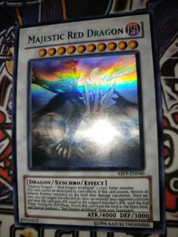 Majestic Red Dragon Ghost Rare NM ABPF-EN040 Unlimited - Image 5