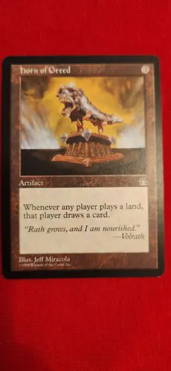 Horn of Greed from the Magic: The Gathering trading card game. Rare Near Mint - Image 3