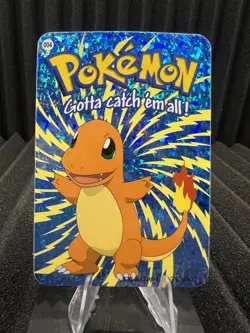 Charmander #4 - Vintage Vending Machine Prism Sticker 2000 - Pokemon Card - Image 1