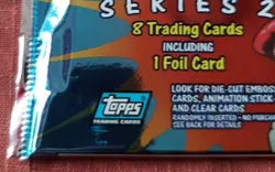 Topps Pokemon Series 2 -8 Trading Cards Including 1 Foil Card Factory Sealed - Image 5
