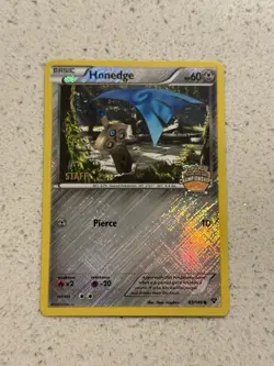 Honedge 83/146 Regional Championships Promo STAFF Pokemon Card LP - Image 1