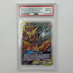 Moltres Zapdos Articuno GX #SM210 PSA 10 Gem Mint Black Star Promo Pokemon Card - Image 2