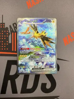 Pokemon TCG Zapdos EX 202/165 SIR 151 Trading Card - Image 1