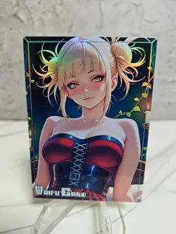himiko toga Trading Card Waifu Goddess Story Anime Girl holo Karte Manga Full - Image 1