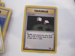 GAMBLER - 60/62 - Fossil - Pokemon Card - - Image 1