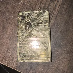 1999 Burger King Pokemon Charizard Nintendo 23K Gold Plated Trading Card - Image 3