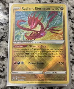 Pokemon TCG Radiant 4 Card Set Alakazam, Jirachi, Eternatus, Hawlucha-SIT RR NM - Image 4