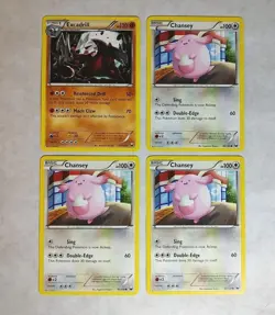 Pokemon Dark Explorers Set 2012 Card Lot of 28 Regular Cards Chansey Eevee NM - Image 2