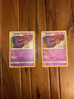 Gengar 057/198 Holo And Reverse Holo Chilling Reign 2021 Pokemon Card TCG LP/NM - Image 1