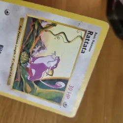 RATTATA 61/102 POKEMON CARD (BASE SET) SHADOWLESS - Image 5
