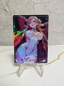 Asuna SAO Trading Card Waifu Goddess Story Anime Girl holo Karte Manga Full Art - Image 1