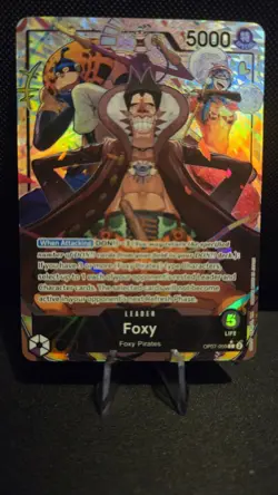 OP07-059 Foxy Leader Alt Art English One Piece TCG Card - Image 1